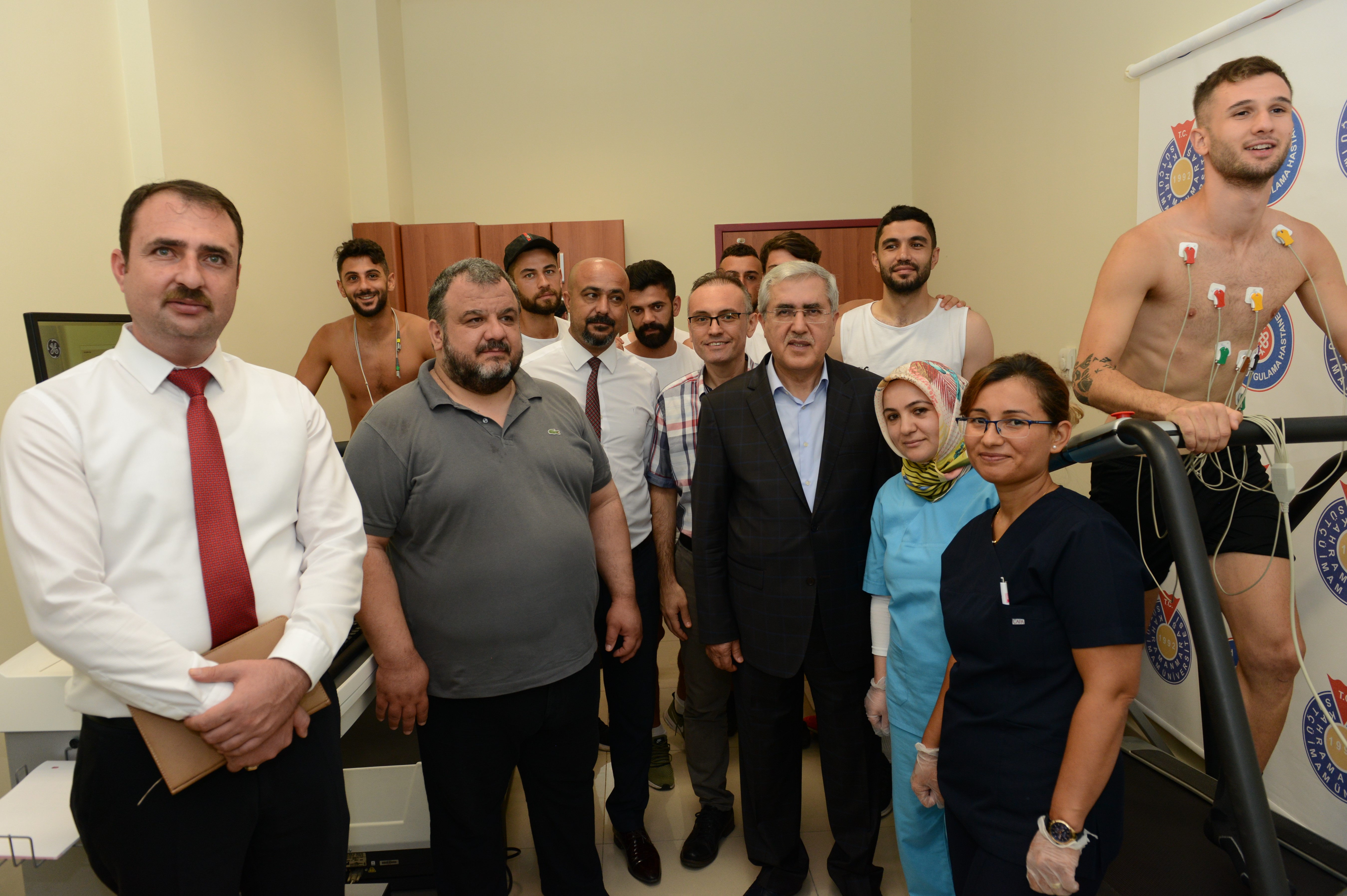 Kahramanmaraşspor, Üniversitemiz Tıp Fakültesi Hastanesinde Sağlık Kontrolünden Geçti