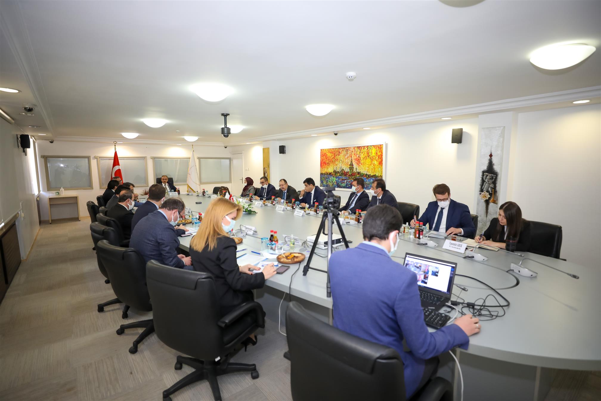 Üniversitemiz Rektörü Prof. Dr. Niyazi Can, 6.’sı Gerçekleştirilen Türkiye Adalet Akademisi Danışma Kurulu Toplantısına Katıldı