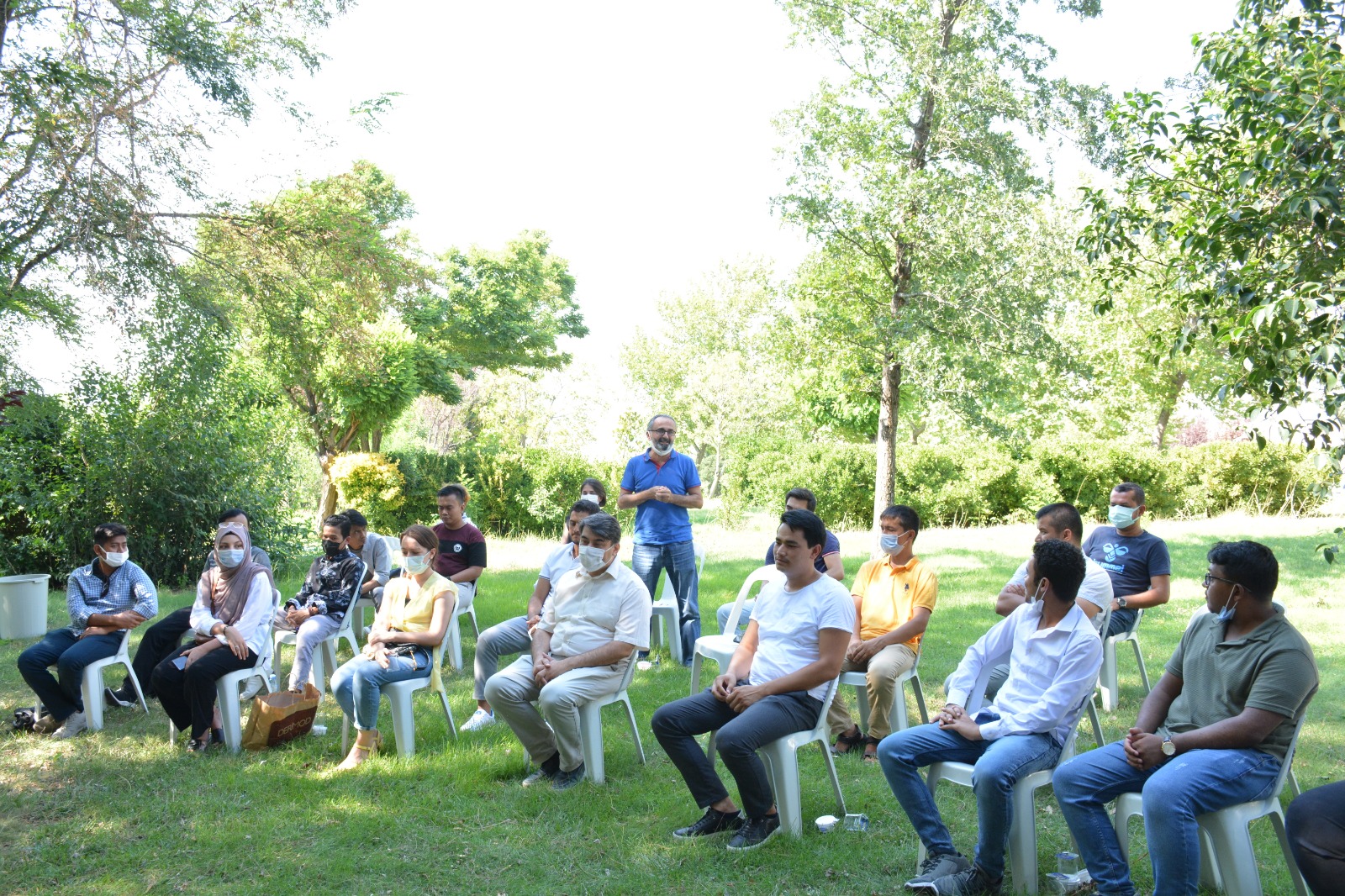 Üniversitemiz Rektörü Prof. Dr. Niyazi Can, Uluslararası Öğrencilerle Bir Araya Geldi