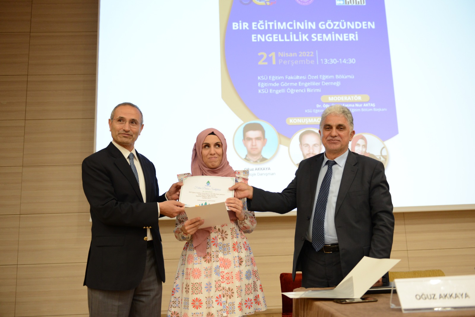 KSÜ’de, Bir Eğitimcinin Gözünden Engellilik Semineri Düzenlendi