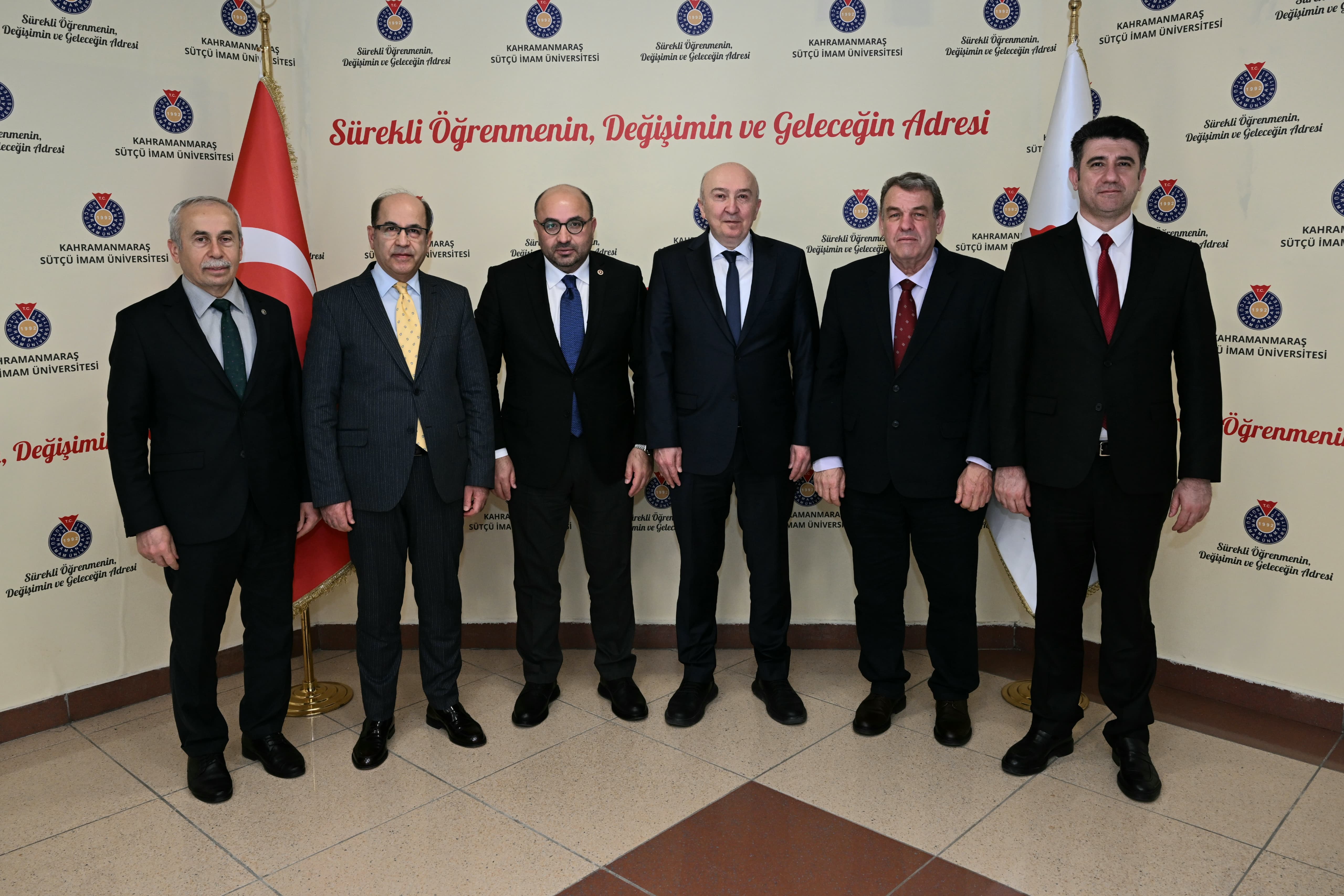 Kahramanmaraş Milletvekili Prof. Dr. Mehmet Şahin’den KSÜ Rektörü Prof. Dr. Alptekin Yasım’a Ziyaret