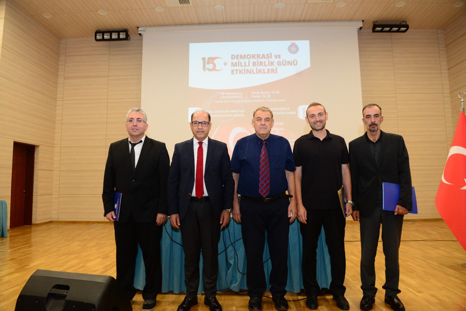 KSÜ’de “15 Temmuz” Paneli ve Resim Sergisi Düzenlendi